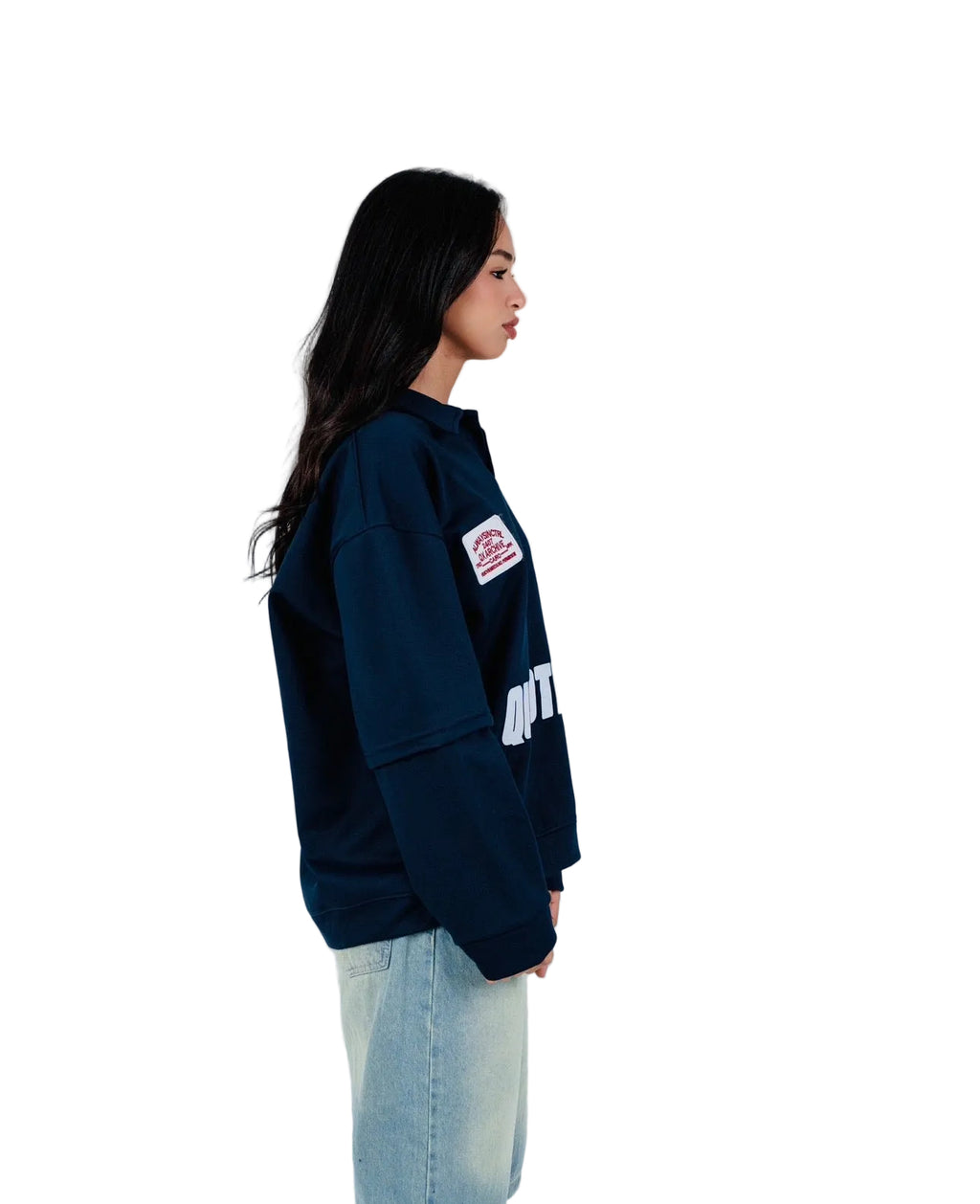 QX ARTIFACT LONG SLEEVES POLO