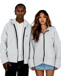 QX HAVEN ZIP UP - GREY