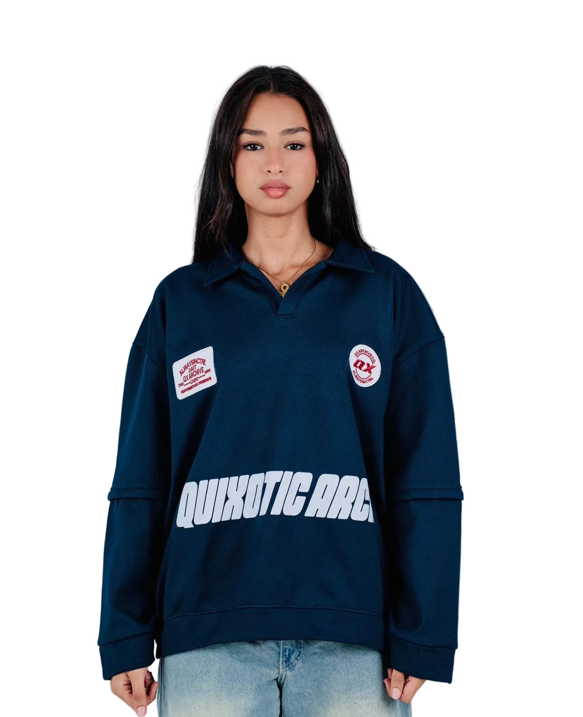 QX ARTIFACT LONG SLEEVES POLO